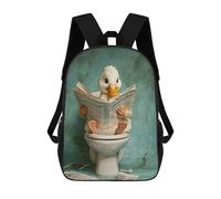 sinyumoney Zaino Scuola Stampato 3D Per Bambini Enchanted Forest Peacock-1, Zaino Da Viaggio Ad Alta Capacità Per Bambini, Borsa Per Libri, Borsa Da Scuola, Stile: 8., 17"