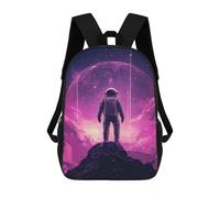 sinyumoney Zaino Scuola Stampato 3D Zaino Per Bambini Snow Leopard Moonlit Mountain Libri Grande Capacità Borse Da Scuola E Da Viaggio Per Bambini/Studenti/adulti, Stile: 13., 17"