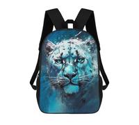sinyumoney Zaino Scuola Toucan Tango in The Jungle Libri Borsa Per Ragazzi E Ragazze, Borsa Scuola, Borsa Per Studenti, Borsa Da Viaggio Affari, Borsa Da Lavoro, Snow Leopard Garza, 17"