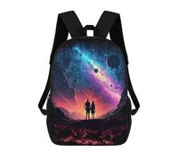 sinyumoney Zaino Scuola Volcano Planet Oasis Borsa Libri Per Ragazzi E Ragazze, Borsa Scuola, Borsa Per Studenti, Borsa Da Viaggio Affari, Borsa Da Lavoro, Fantasy Universe Landscape, 17"