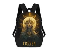 sinyumoney Zaino Stampato 3D Per Bambini Artemis Borsa Da Scuola Leggero E Alla Moda Per Viaggi E Studi, Freyja, 17"