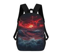 sinyumoney Zaino stampato 3D per bambini astronaut floating in space-17, zaino alla moda per scuola, viaggi e tempo libero, grande zaino da giorno per ragazzi e ragazze, Stile 2., 17"