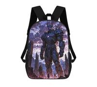sinyumoney Zaino Stampato 3D Per Bambini The Moon And The Bubbles Zaino Scuola Per Ragazzi E Ragazze, Borsa Scuola Elementare, Borsa Per Libri Adolescenti, Sentinel Of The Titan, 17"