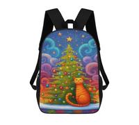 sinyumoney Zaino Stampato In 3D Per Bambini Colorful Pug with Building Blocks Borsa Da Viaggio Leggero E Alla Moda Per Scuola E Viaggi Degli Studenti, Stile 4, 17"