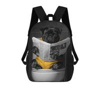 sinyumoney Zaino stampato in 3D per bambini gotico castello con Full Moon, zaino alla moda per scuola, viaggi e tempo libero, grande zaino da giorno per ragazzi e ragazze, Stile-5, 17"
