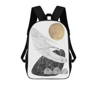 sinyumoney Zaino unisex stampato 3D per viaggi, zaino casual per computer portatile, borsa da scuola leggera per uomini, donne, ragazzi e ragazze., Collage Of Texture 18, 17"