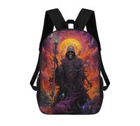 sinyumoney Zaino unisex stampato 3D per viaggi, zaino casual per computer portatile, borsa da scuola leggera per uomini, donne, ragazzi e ragazze., The Soul Collector, 17"