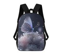 sinyumoney Zaino unisex stampato 3D per viaggi, zaino casual per computer portatile, borsa da scuola leggera per uomini, donne, ragazzi e ragazze., Enchanted Butterfly Garden -1, 17"