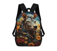 sinyumoney Zebra Balloons Fantasy Artwork Zaini Stampati 3D Per Bambini Zaini Alla Moda E Casual Per Il Giorno Borse Da Viaggio, Zaini All'aperto Per Ragazzi E Ragazze, Stile-23, 17"