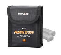 Sinyutia Borsa ignifuga per batteria per accessori DJI Avata 360, Drone Avata 360 2, custodia di sicurezza per ricarica e conservazione (media (per 2 batterie)