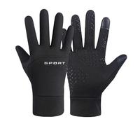 Sinyuyong Guanti termici con touchscreen - Guanti invernali antivento e impermeabili for uomo e donna, anche for il ciclismo(XL)