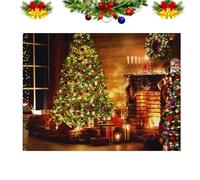 Sinyuyong Instagram Christmas Photo Backdrop, Gift Photography Background with Holiday Banner, Portrait Studio Props(A,150-130cm)