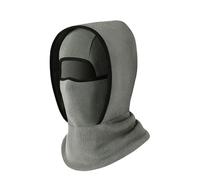 Sinyuyong Passamontagna Invernale 3 in 1 for Uomo Donna, Maschera Termica Foderata in Pile Convertibile, Attrezzatura Unisex for la Stagione Fredda(Light Gray)
