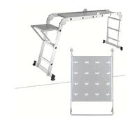 Sinyuyong Vassoio for Scala in Acciaio Inossidabile - Piattaforma di Lavoro for impieghi gravosi for Cucina, Biblioteca e edilizia - capacità di carico di 330 libbre