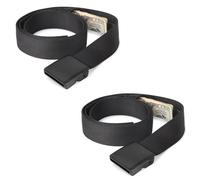 sinzau Cintura in Vita in Nylon, 2 Pezzi Cintura portasoldi con cerniera, Nero