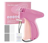 SINZONeu Mini pistola da cucire portatile con 5 aghi + 1000 graffette, riparazione flash per vestiti e tende, set da cucito da viaggio per riparazione tessile