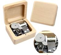 Sinzyo Beauty And The Beast Scatola Musicale Vintage in Legno Movimento a orologeria Regalo di Natale San Valentino Compleanno (Scatola in Legno di Acero)