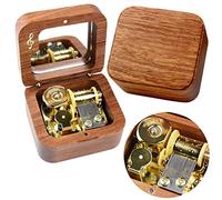Sinzyo Howl's Moving Castle-Merry Go Round of Life Scatola Musicale Vintage in Legno Movimento Natale San Valentino Regalo di Compleanno (Nota Musicale Palissandro)
