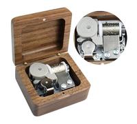 Sinzyo Kingdom Hearts Scatola musicale vintage in legno Movimento Natale San Valentino Regalo di compleanno (Scatola in legno di noce)