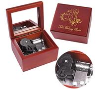 Sinzyo Scatola musicale in legno con movimento a specchio Regalo di Natale, San Valentino e compleanno(melodia:Kikis delivery Service)