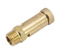 SIO Valvola di Sicurezza Compressore Aria 1/4" 8 Bar - Valvola di Sovrapressione Aria Compressa - Valvola di Sfogo per Compressore - Protezione Impianto Pneumatico