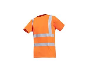 Sioen 3885 A2MC2FC13 x L omero maglietta ad alta visibilità, 3 x -large, arancione