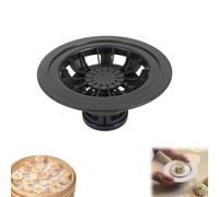 Siomai Maker Molder - Macchina Siomai per ravioli, strumento rapido per realizzare panini fatti in casa, strumento da cucina in plastica per principianti (nero)