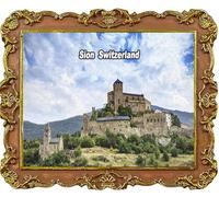 Sion Svizzera Calamita da Frigorifero Turismo Souvenir Decorazione Magnete