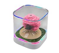 Sionhiuo Calendario Da Scrivania 3D 2026 | Blocchetto 3D Adesivi con Albero della - Decorazione Creativa Con Taccuino - Mensola Ingresso Armadio Scrivania Camera Soggiorno