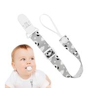 Sionhiuo Clip porta ciuccio, per ciuccio,Cinghie per massaggiagengive con antigoccia - Guinzaglio porta, guinzaglio universale per giocattoli da dentizione, cordino per -