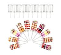 Sionhiuo Contenitori Push Pop per Cupcake, 20 Stampini per Dolci Fatti in Casa, Stampini per Cake Push, per Compleanno Matrimonio Festa Feste in Casa Pub