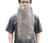 Sionhiuo Cosplay di facciali finti | Divertenti baffi da festa in costume con barba finta | Oggetti di scena per feste in costume per Natale, Halloween, giochi di ruolo, spettacoli teatrali