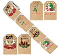 Sionhiuo Etichette Adesive Natalizie | Etichetta Adesiva Decorativa - Etichette Per Nomi Natalizie Festive - per Casa Fai da Te Festività Celebrazione Vacanza Famiglia Stagionale Confezionamento Festa