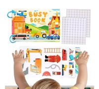 Sionhiuo Libro di attività | Libro di lavoro educativo interattivo, libro educativo sensoriale, per bambini, ragazze, compleanno, Natale, casa, viaggi, scuola, asilo