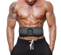 Sionhiuo Massaggiatore Addominale Per Dimagrire,Modellatore Corpo Ricaricabile Con Telecomando - 19 Livelli Di Intensità Stimolatore Muscolare Addominale Intelligente | Per Riduzione Cellulite