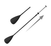 Sionhiuo Pagaia Per Kayak, 2 in 1 Pagaia Regolabile, Combinazione Testa Singola e Doppia in Lega di Alluminio per Sport Acquatici Pesca Rafting su Fiume Lago Mare
