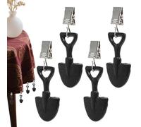 Sionhiuo Per Tovaglia,Pezzi Antivento Robusto Pendente in Metallico | Fermaglio Robusto a Forma di Pala per Tovaglia | per Patio, Picnic, Giardino, Matrimoni, Feste, Spiaggia, Barbecue, Terrazza,