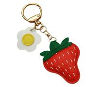 Sionhiuo Portachiavi A Fragola - Portachiavi a Forma di Fragola per Borsette,Ciondoli, Alla Moda Per Borse Ragazze Figlia Sorella Famiglia Colleghi Amici