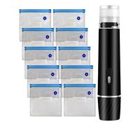 Sionhiuo Sigillatrice per Alimenti,800 mAh Macchina per Sottovuoto,Elettrodomestico Portatile Compatto per Conservazione Sottovuoto da Cucina | Confezionamento per Congelatore