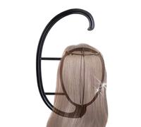 Sionhiuo Supporto Per Parrucche Per Styling, Supporto Appeso per Esposizione, Gancio Sganciabile e Pieghevole per Acconciatura e Pratica Sfilate di Moda