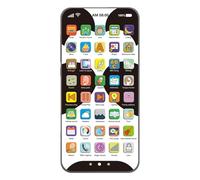 Sionhiuo Telefono Cellulare Giocattolo per Apprendimento E Gioco, Telefono Educativo Simulato, Telefono Ricaricabile Luci Colorate per Apprendimento Domestico Giochi