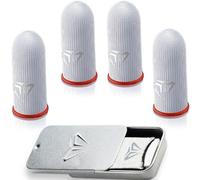 SIOPPKIK 4 Pezzi Finger Sleeves Gaming, Manicotti per Dita da Gioco, Mobile Game Finger Sleeve per Il Gioco Mobile PUBG, Guanti per Dita, Compatibili con Tutti I Touchscreen