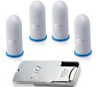 SIOPPKIK 4 Pezzi Finger Sleeves per Giochi Mobili Pubg, Guanti Traspiranti per Touch Screen, Anti-Sudore, Antiscivolo, Ultra Sottili, per Gaming, Touchscreen per Pollice Mobile