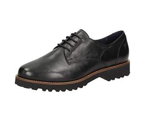 Sioux Meredith-700-XL, Scarpe Stringate Derby Donna, Nero 000, 37.5 EU