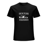 Siouxsie And The Banshees Music Retro Vintage Birthday Gift Short Sleeves Men's Summer T-Shirt Black L