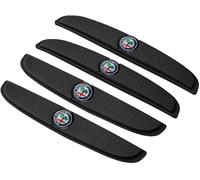 SIOZWO 4 Pezzi di Protezione del Bordo della Portiera per Alfa Romeo 147 156 159 166 Alfaromeo Giulia Giulietta Mito, Striscia Adesiva di Protezione del Bordo della Portiera dell'Auto,1 Black