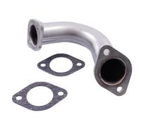 SIP Collettore di scarico sportivo in acciaio inox/V2A, con guarnizione, diametro: 35 mm, compatibile con tutti i 2 tempi, GILERA Runner FXR DT 180 ZAPM0800 2T LC 97-99, compatibile con Piaggio