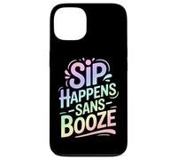 Sip Happens Sans Booze - Stile di vita divertente senza alcol Custodia per iPhone 13
