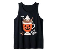 Sip Sip Boo Ghost Hot Cocoa Halloween Zucca Tazza Divertente Carino Canotta