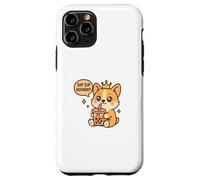 Sip Sip Evviva Corgi Boba Kawaii Dog Custodia per iPhone 11 Pro